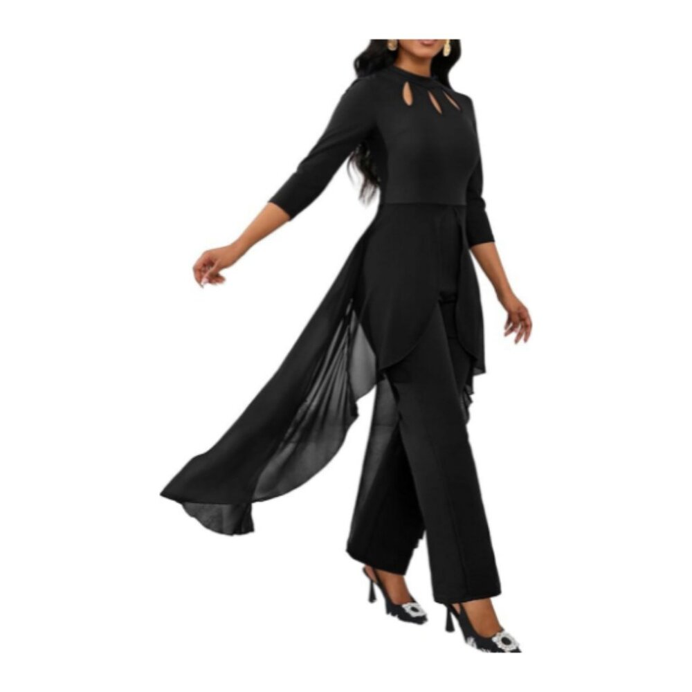 VisiChenup Jumpsuits Clubwear Wedding Black Small - Picture 3 of 7